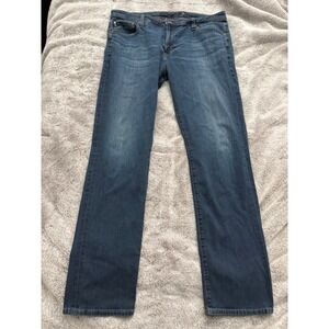 AG Adriano Goldschmied The Everett Slim Straight Jeans Mens 38x34 Blue Wash